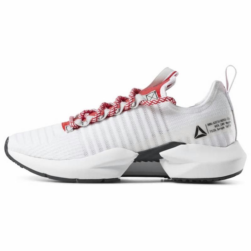 Reebok Sole Fury Se Lifestyle Topanky Panske - Biele/Čierne/Siva/Červené HA9525AT